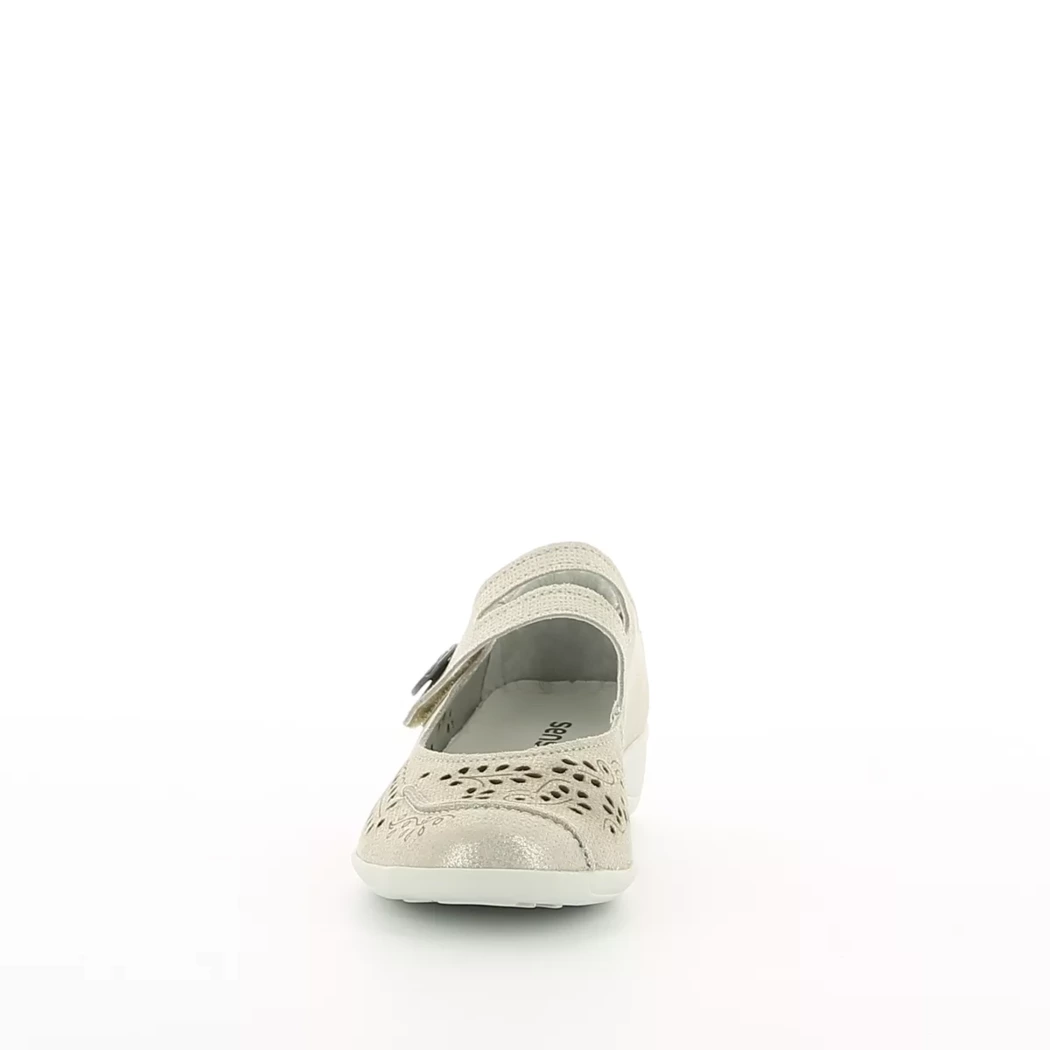 Image (5) de la chaussures Aco Shoes - Ballerines Or / Bronze / Platine en Cuir nubuck
