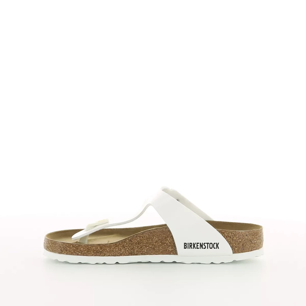 Image (4) de la chaussures Birkenstock - Mules et Sabots Blanc en Cuir synthétique