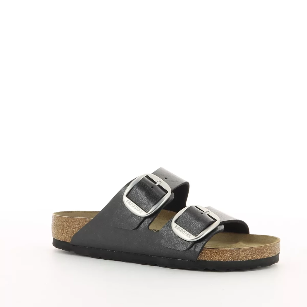 Image (1) de la chaussures Birkenstock - Mules et Sabots Noir en Cuir synthétique