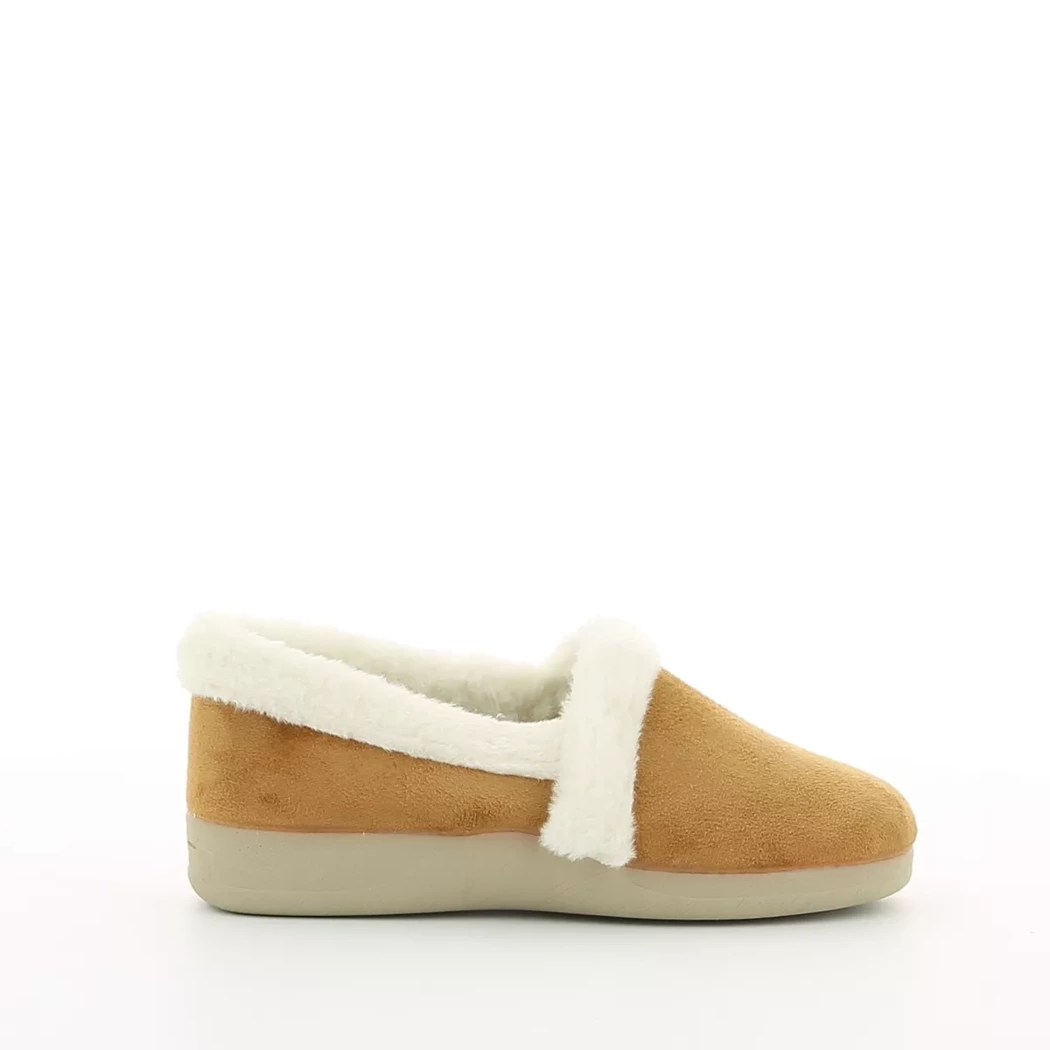 Image (2) de la chaussures Selma Rose - Pantoufles et Chaussons Cuir naturel / Cognac en Textile Image (2) de la chaussures Selma Rose - Pantoufles et Chaussons Cuir naturel / Cognac en Textile