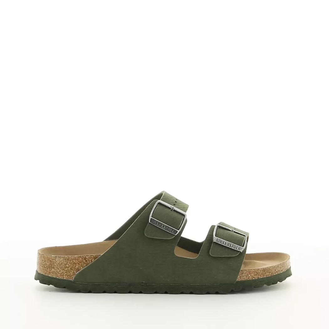 Image (2) de la chaussures Birkenstock - Mules et Sabots Vert en Cuir synthétique Image (2) de la chaussures Birkenstock - Mules et Sabots Vert en Cuir synthétique