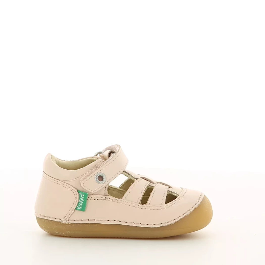 Image (2) de la chaussures Kickers - Bottines ouvertes Rose en Cuir