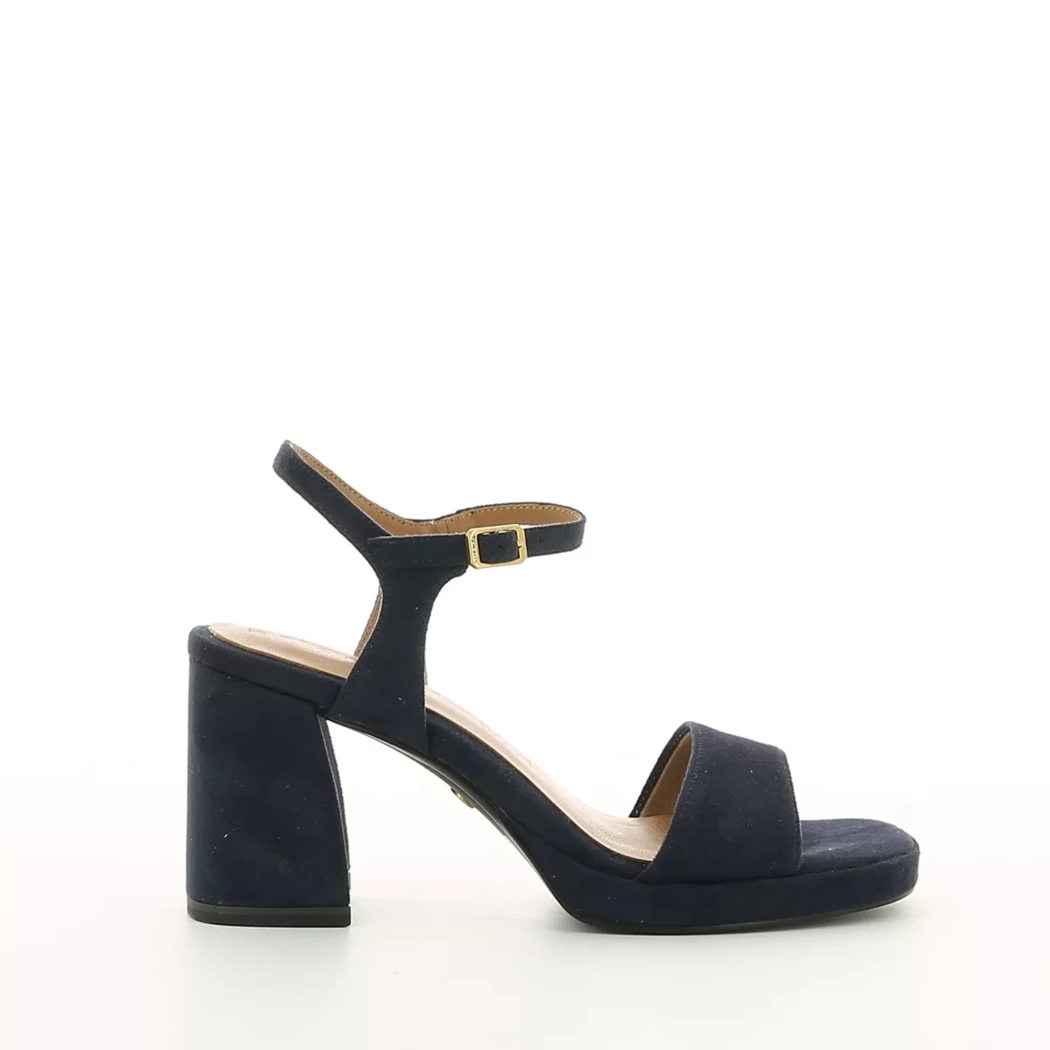Image (2) de la chaussures Tamaris - Sandales et Nu-Pieds Bleu en Cuir synthétique