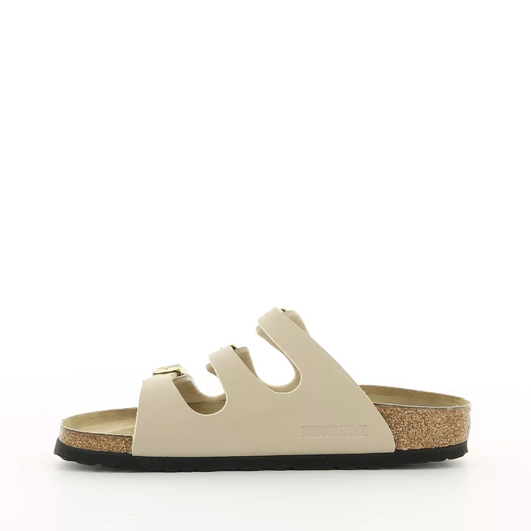 Image (4) de la chaussures Birkenstock - Mules et Sabots Beige en Cuir synthétique Image (4) de la chaussures Birkenstock - Mules et Sabots Beige en Cuir synthétique