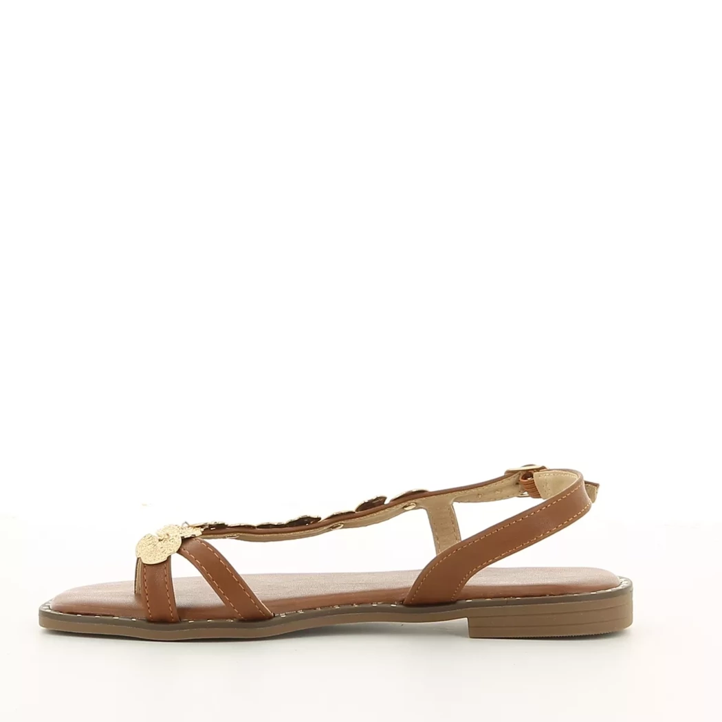 Image (4) de la chaussures Fashion Victim - Sandales et Nu-Pieds Cuir naturel / Cognac en Cuir synthétique Image (4) de la chaussures Fashion Victim - Sandales et Nu-Pieds Cuir naturel / Cognac en Cuir synthétique