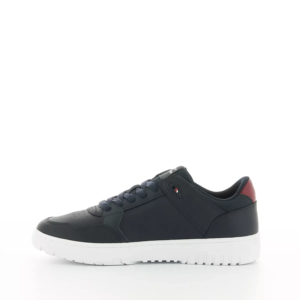 Image (4) de la chaussures Tommy Hilfiger - Baskets Bleu en Cuir