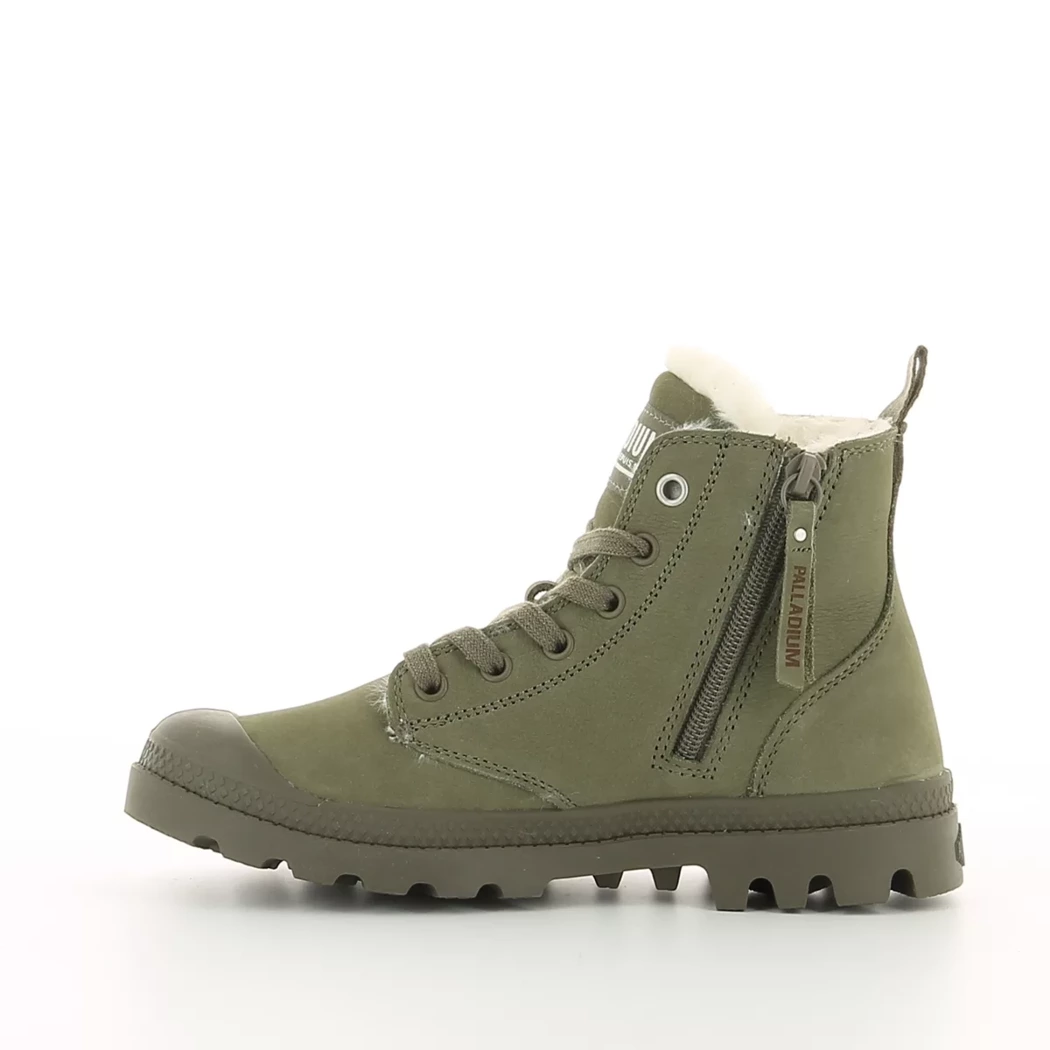 Image (4) de la chaussures Palladium - Bottines Vert en Cuir nubuck Image (4) de la chaussures Palladium - Bottines Vert en Cuir nubuck