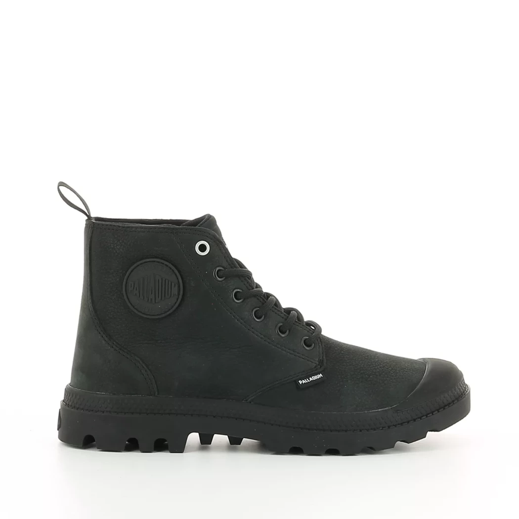 Image (2) de la chaussures Palladium - Bottines Noir en Cuir nubuck Image (2) de la chaussures Palladium - Bottines Noir en Cuir nubuck