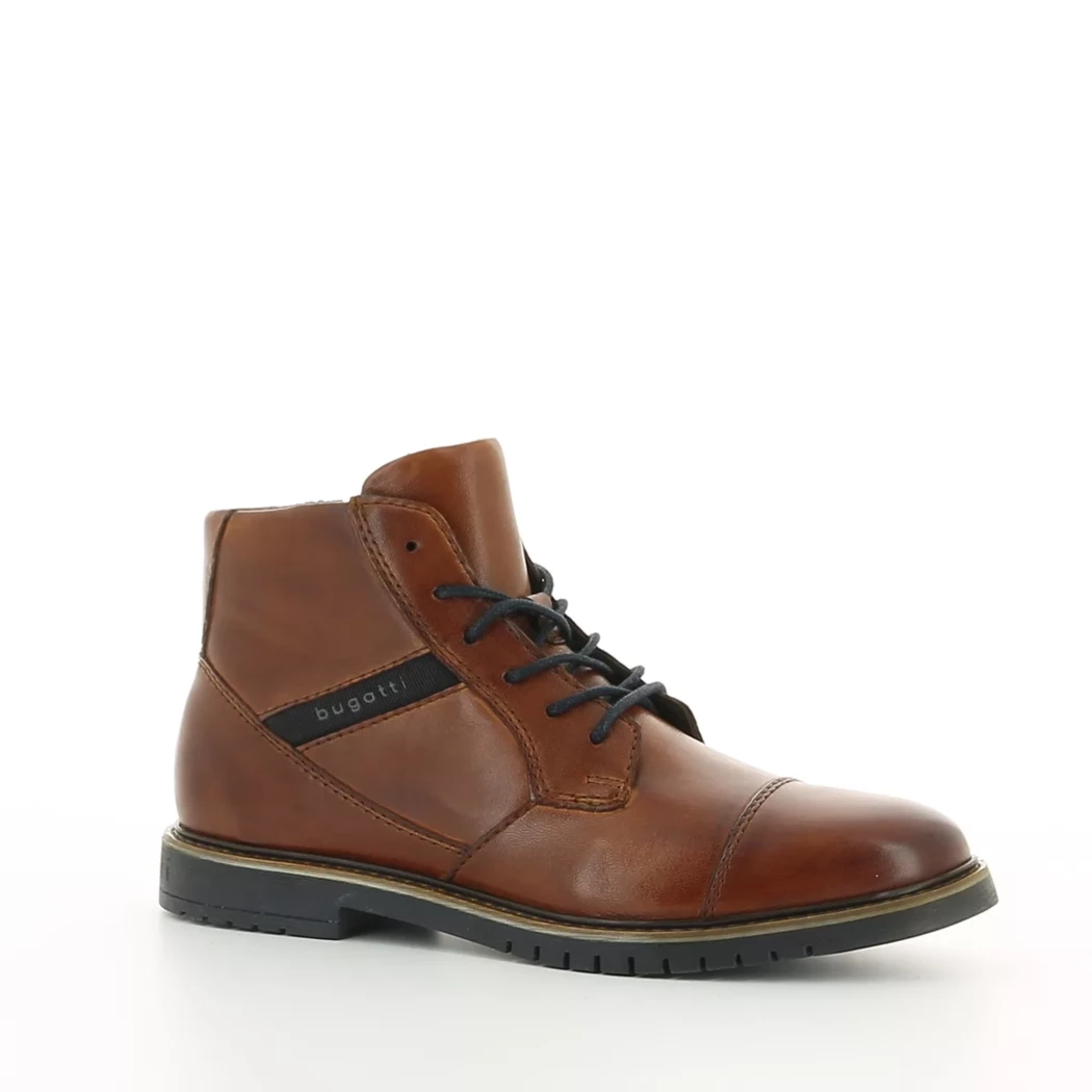 Image (1) de la chaussures Bugatti - Bottines Cuir naturel / Cognac en Cuir