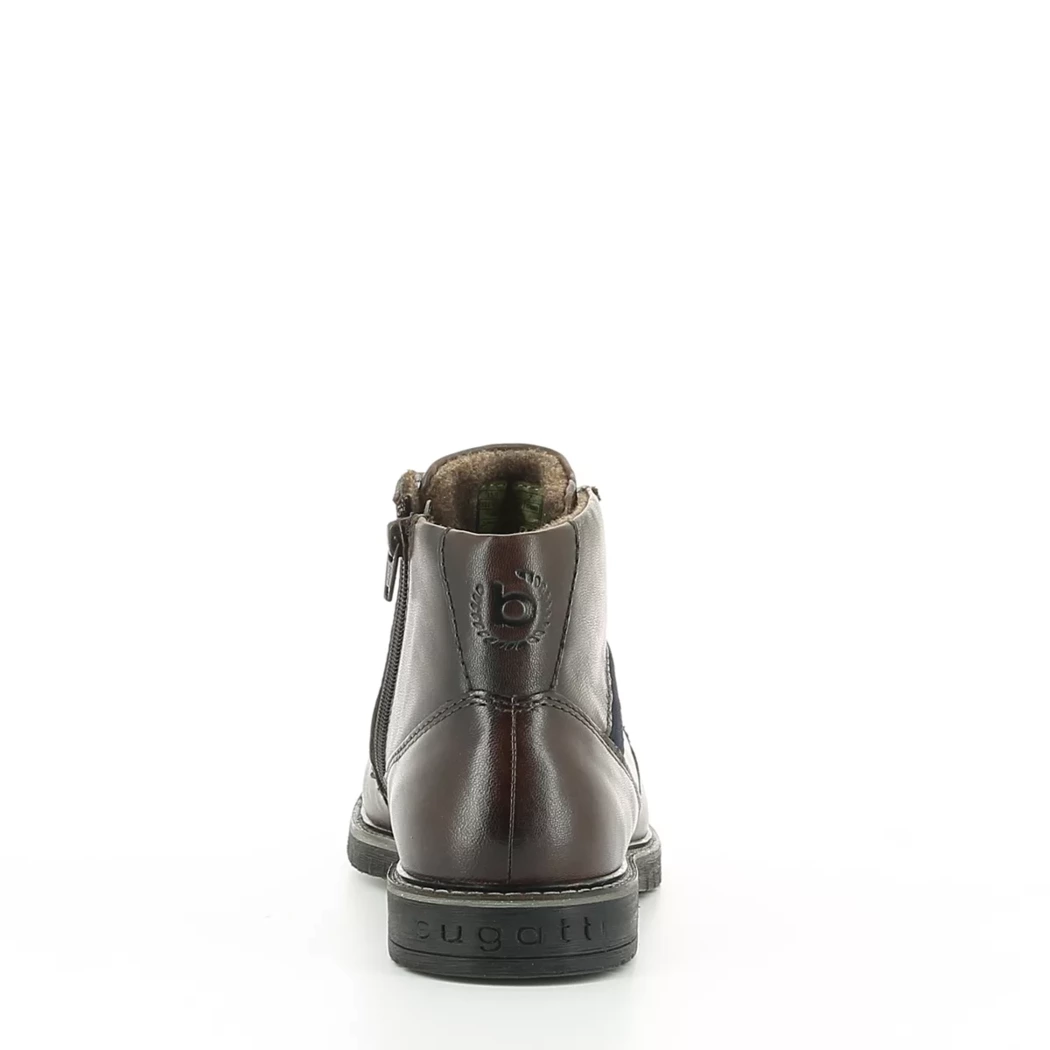 Image (3) de la chaussures Bugatti - Bottines Marron en Cuir Image (3) de la chaussures Bugatti - Bottines Marron en Cuir