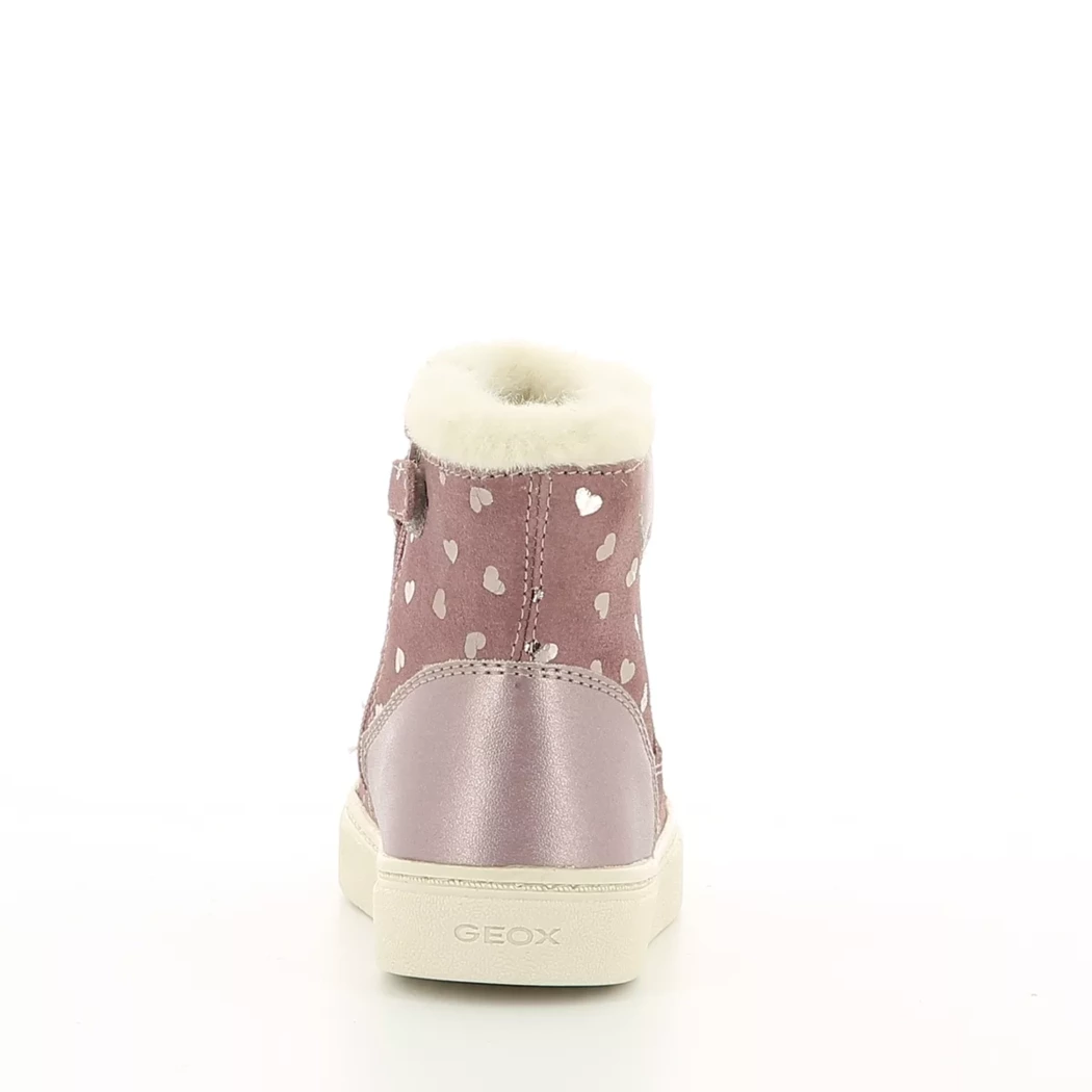 Image (3) de la chaussures Geox - Boots Rose en Cuir nubuck Image (3) de la chaussures Geox - Boots Rose en Cuir nubuck