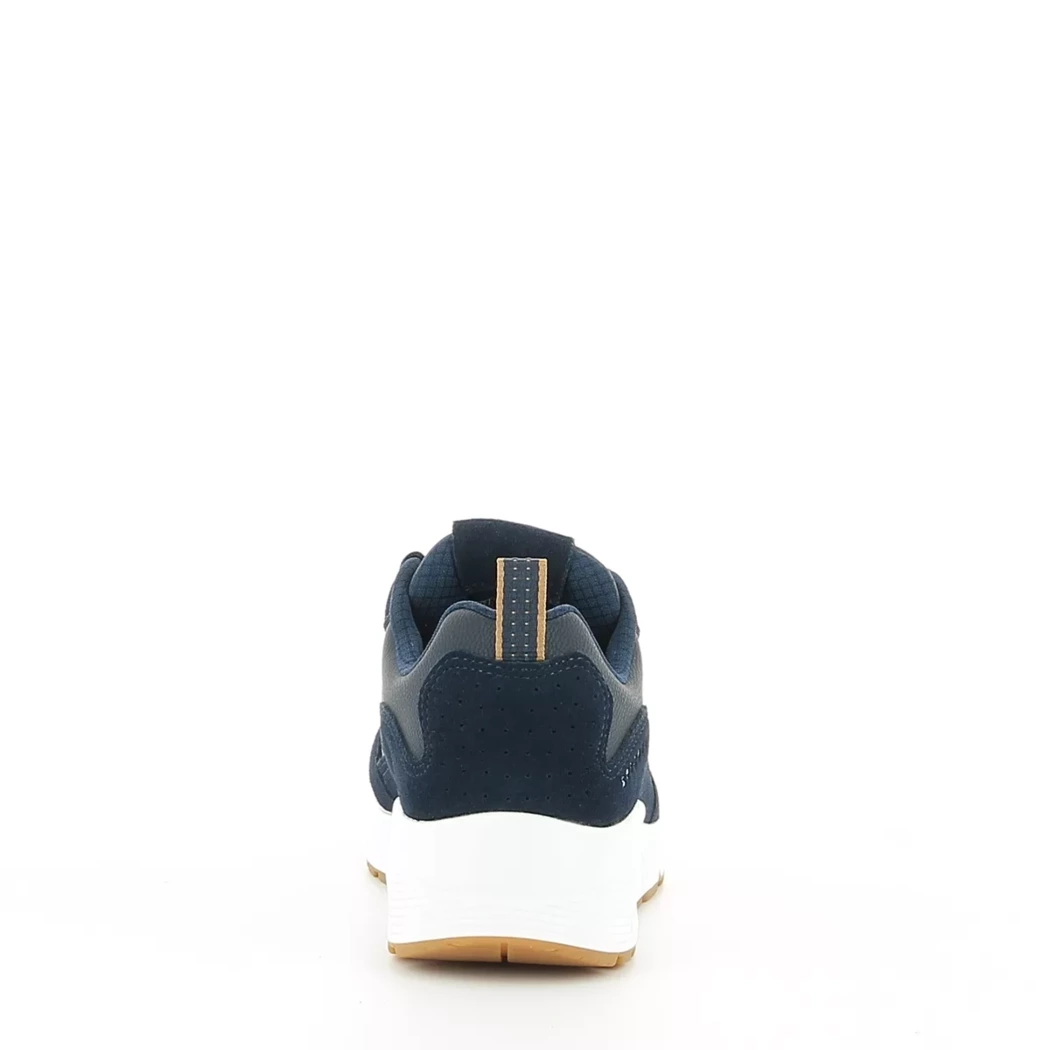Image (3) de la chaussures Skechers - Baskets Bleu en Cuir nubuck