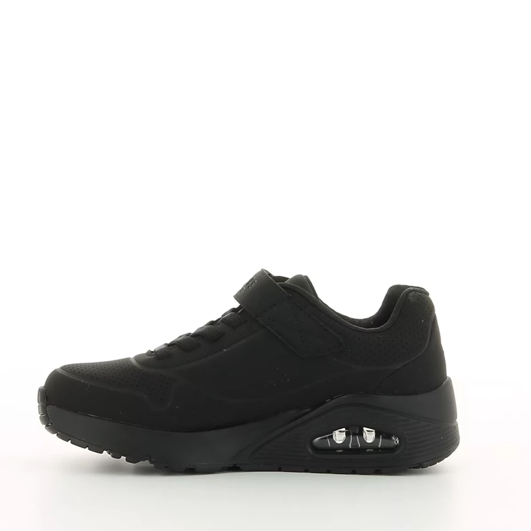 Image (4) de la chaussures Skechers - Baskets Noir en Cuir synthétique