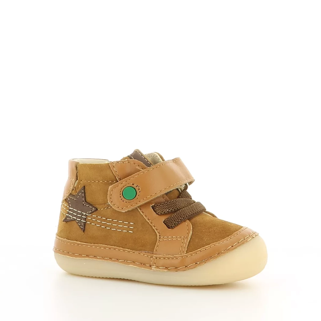 Image (1) de la chaussures Kickers - Bottines Cuir naturel / Cognac en Cuir