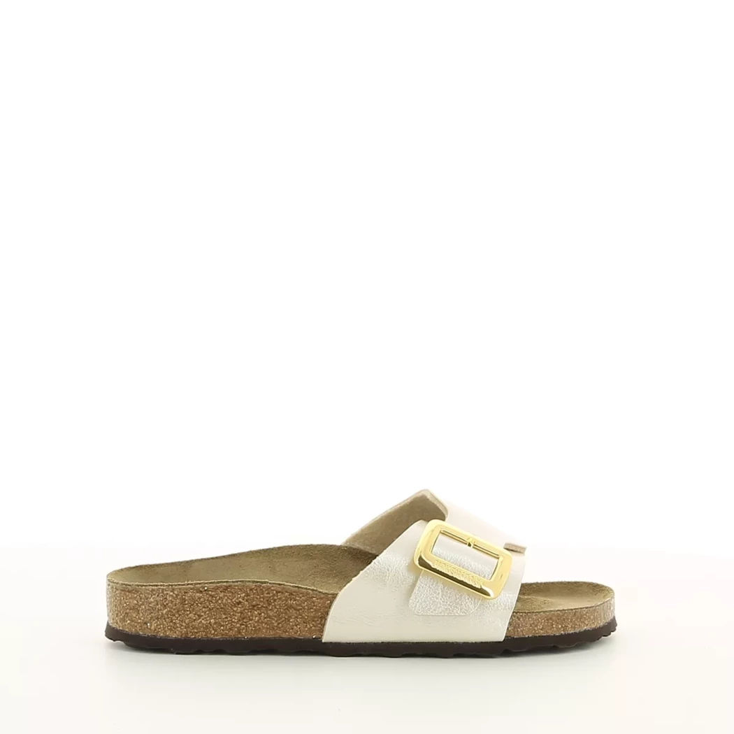Image (2) de la chaussures Birkenstock - Mules et Sabots Blanc en Cuir synthétique