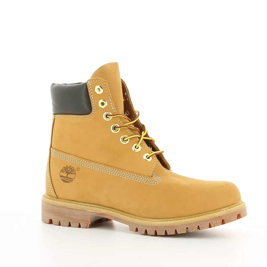 Image (1) de la chaussures Timberland - Bottines Cuir naturel / Cognac en Cuir nubuck