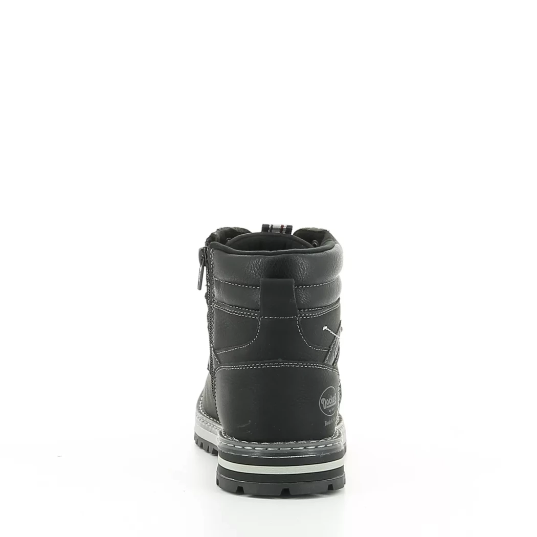 Image (3) de la chaussures Dockers - Bottines Noir en Cuir synthétique