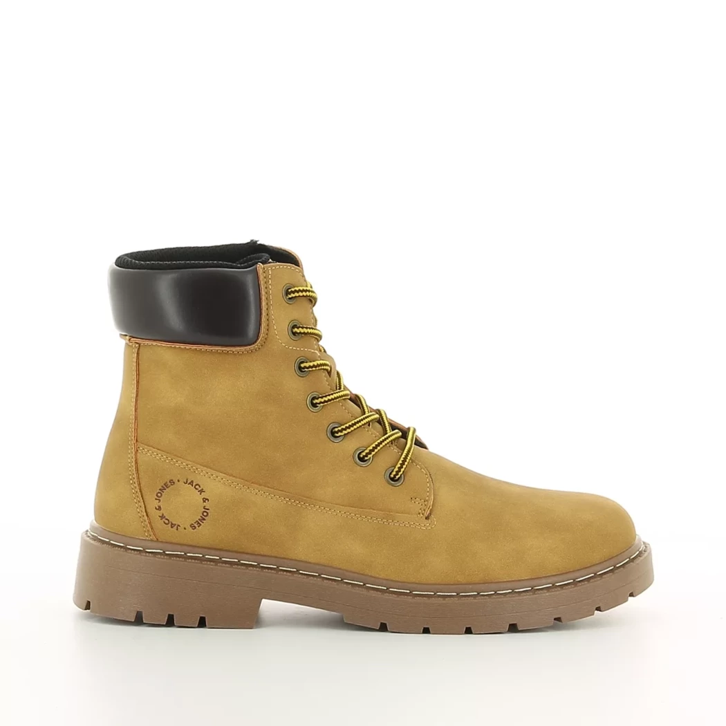 Image (2) de la chaussures Jack & Jones - Bottines Cuir naturel / Cognac en Cuir synthétique
