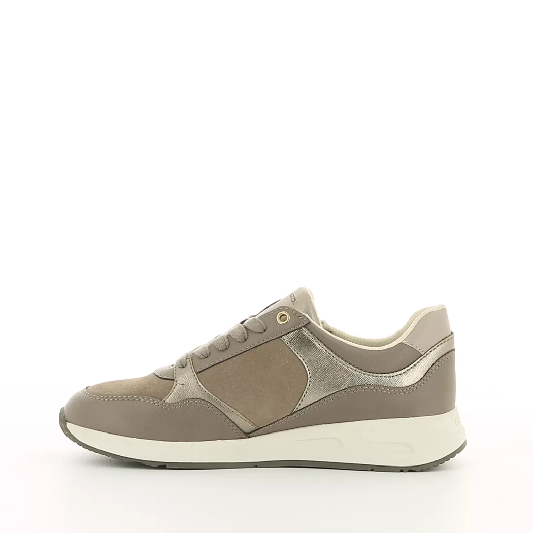 Image (4) de la chaussures Geox - Baskets Taupe en Multi-Matières Image (4) de la chaussures Geox - Baskets Taupe en Multi-Matières
