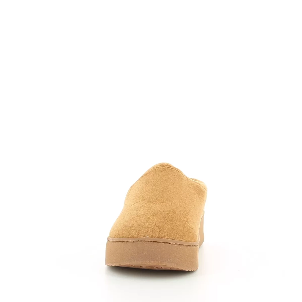 Image (5) de la chaussures Isotoner - Pantoufles et Chaussons Cuir naturel / Cognac en Textile