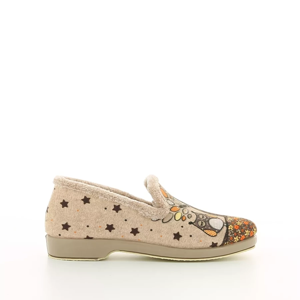 Image (2) de la chaussures OUF!... - Pantoufles et Chaussons Beige en Textile Image (2) de la chaussures OUF!... - Pantoufles et Chaussons Beige en Textile