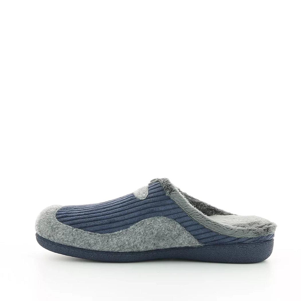 Image (4) de la chaussures Garzon - Pantoufles et Chaussons Bleu en Textile
