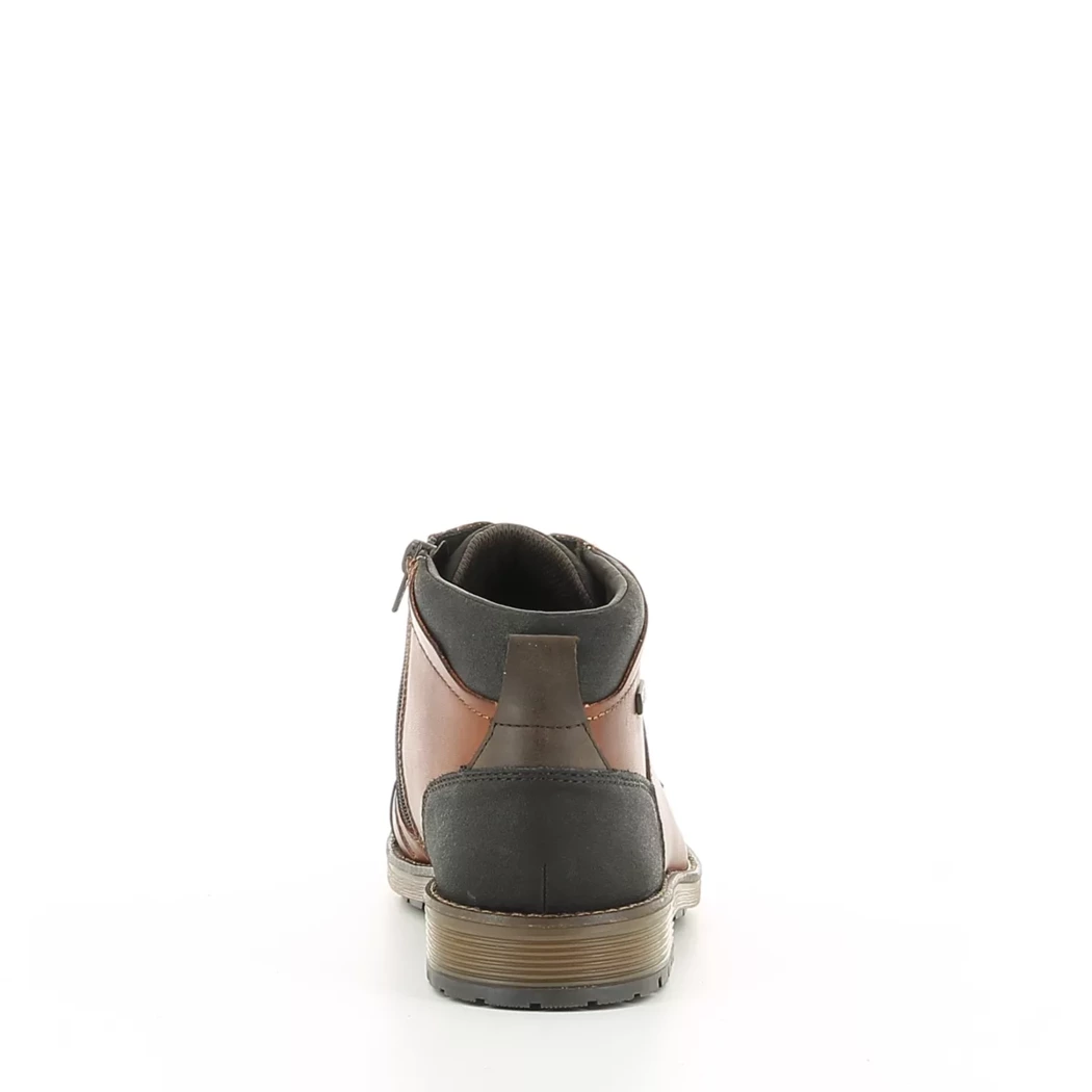 Image (3) de la chaussures Rieker - Bottines Cuir naturel / Cognac en Cuir