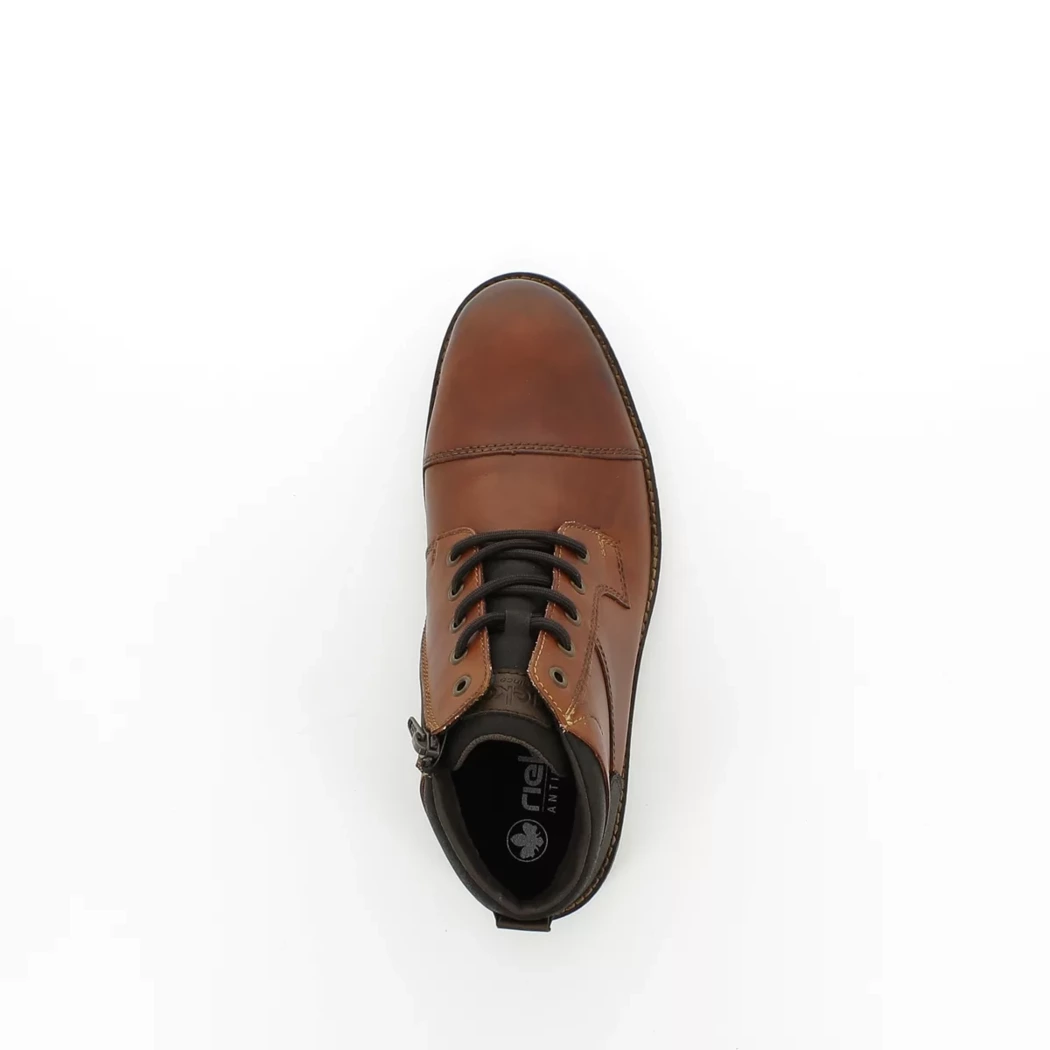 Image (6) de la chaussures Rieker - Bottines Cuir naturel / Cognac en Cuir