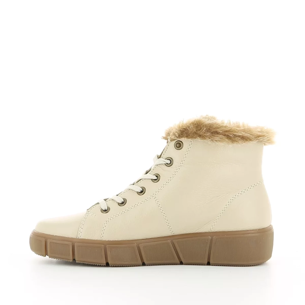 Image (4) de la chaussures Remonte - Bottines Beige en Cuir Image (4) de la chaussures Remonte - Bottines Beige en Cuir