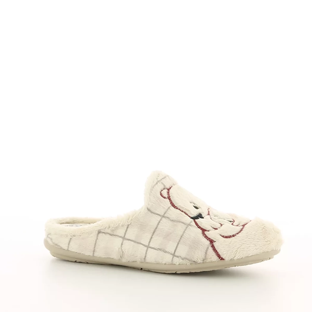 Image (1) de la chaussures Relax - Pantoufles et Chaussons Beige en Textile