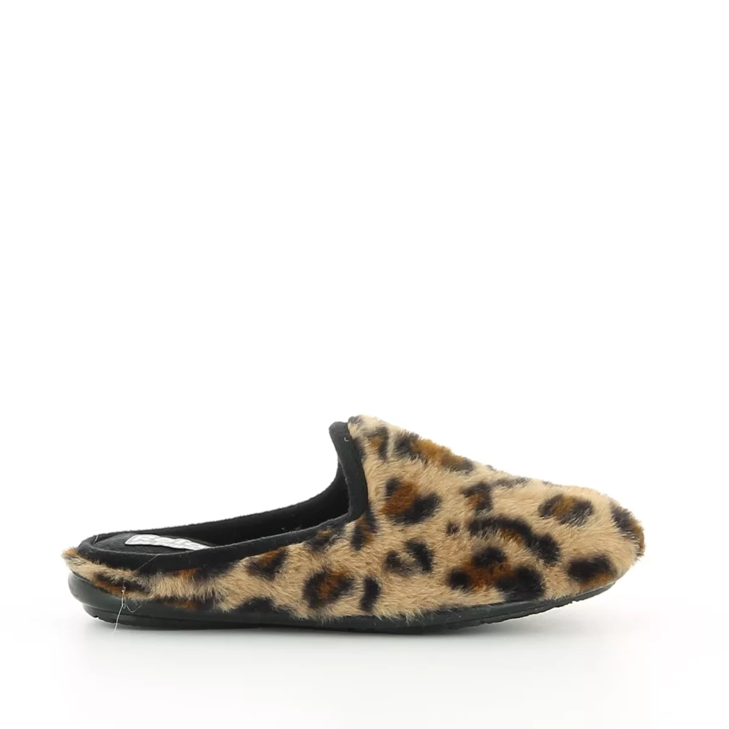 Image (2) de la chaussures Relax - Pantoufles et Chaussons Marron en Textile