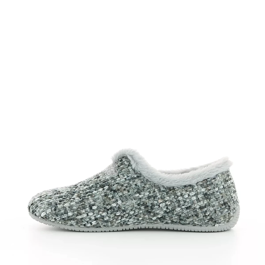 Image (4) de la chaussures Garzon - Pantoufles et Chaussons Gris en Textile