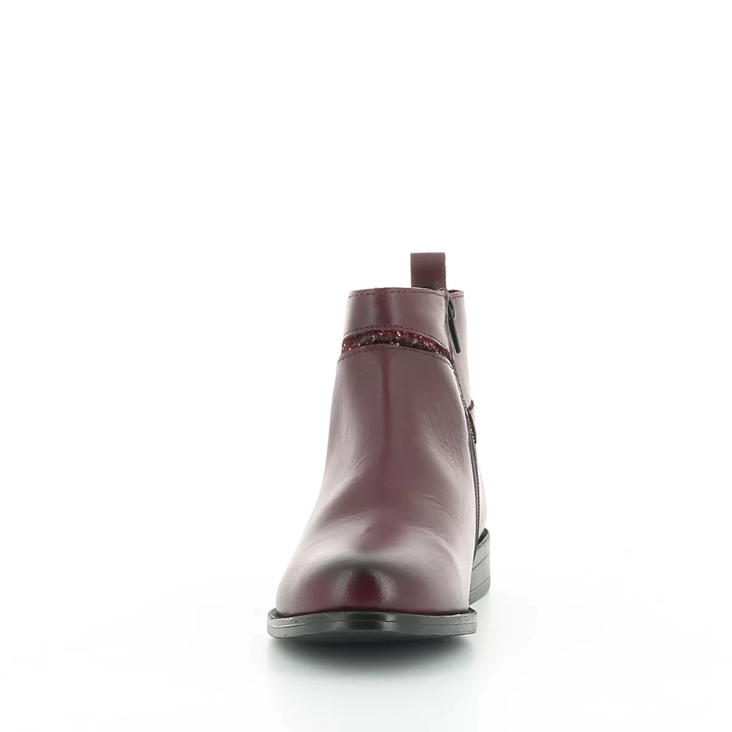 Image (5) de la chaussures Les Fees de Bengale - Boots Bordeaux en Cuir