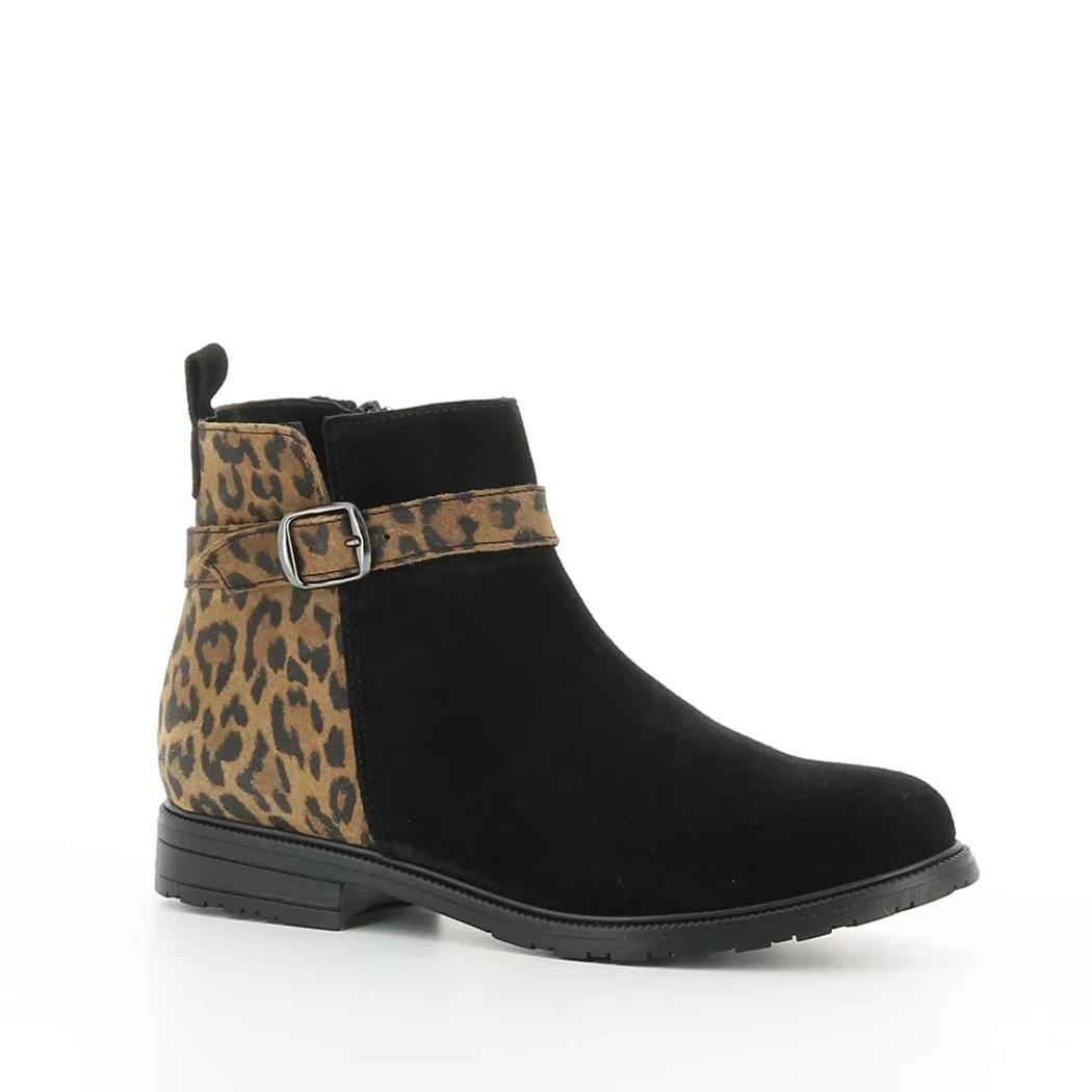 Image (1) de la chaussures Les Fees de Bengale - Boots Noir en Cuir nubuck