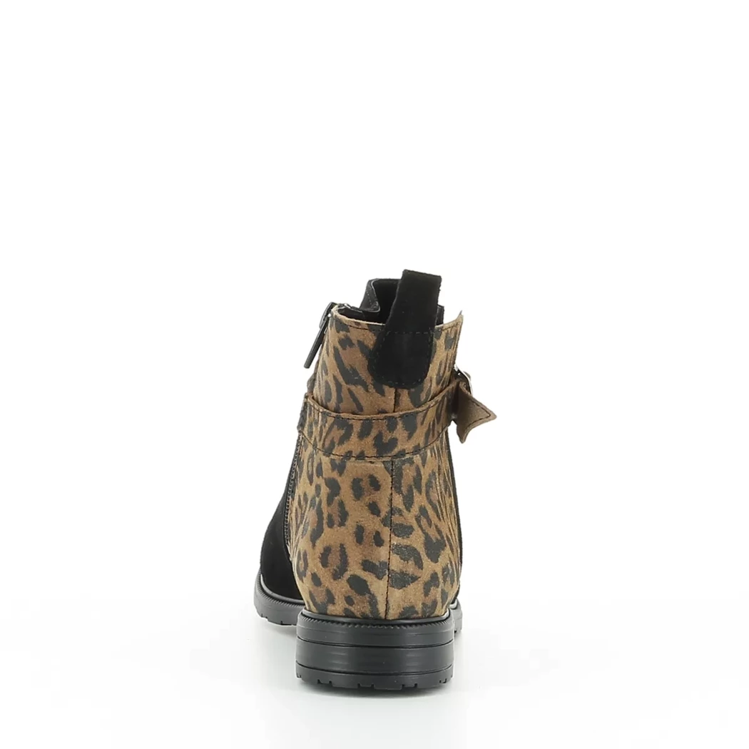 Image (3) de la chaussures Les Fees de Bengale - Boots Noir en Cuir nubuck