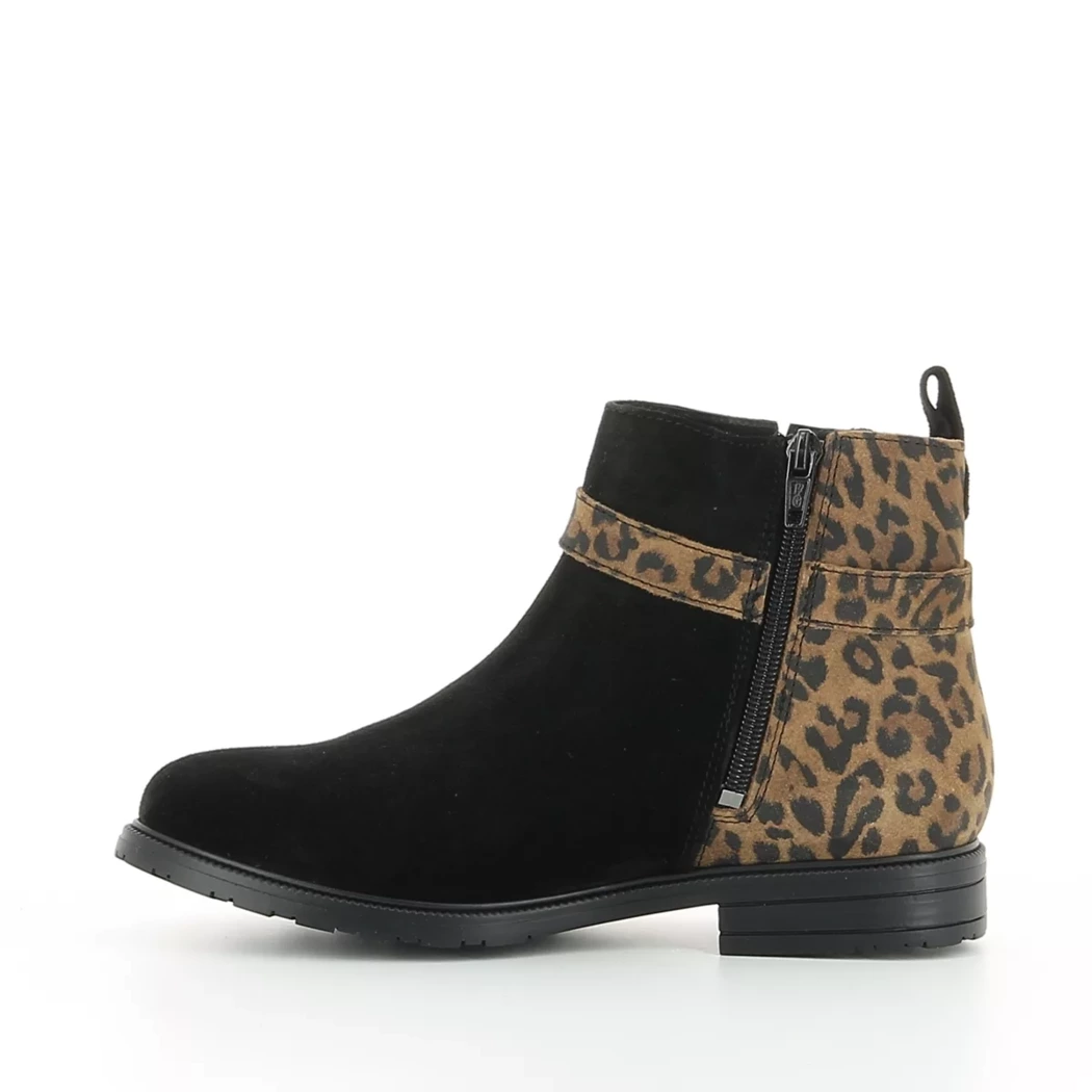 Image (4) de la chaussures Les Fees de Bengale - Boots Noir en Cuir nubuck