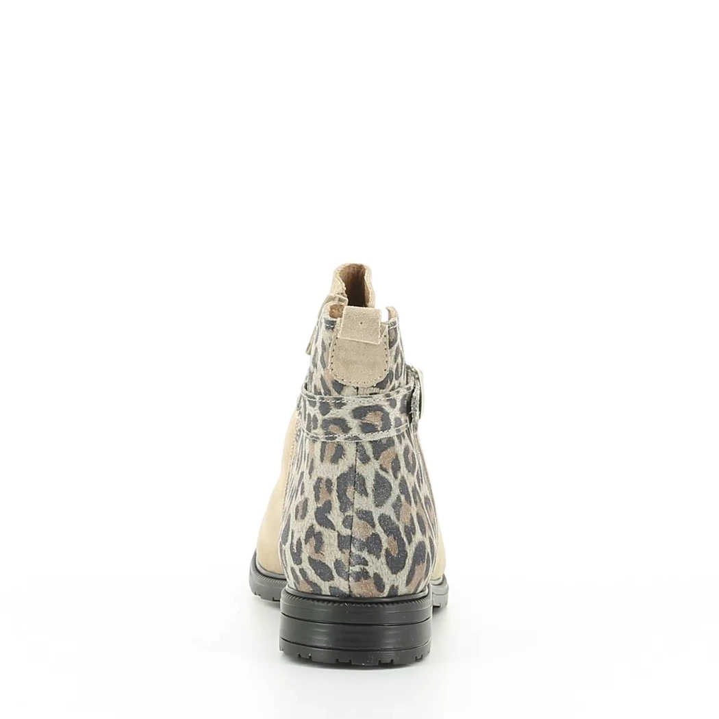 Image (3) de la chaussures Les Fees de Bengale - Boots Beige en Cuir nubuck