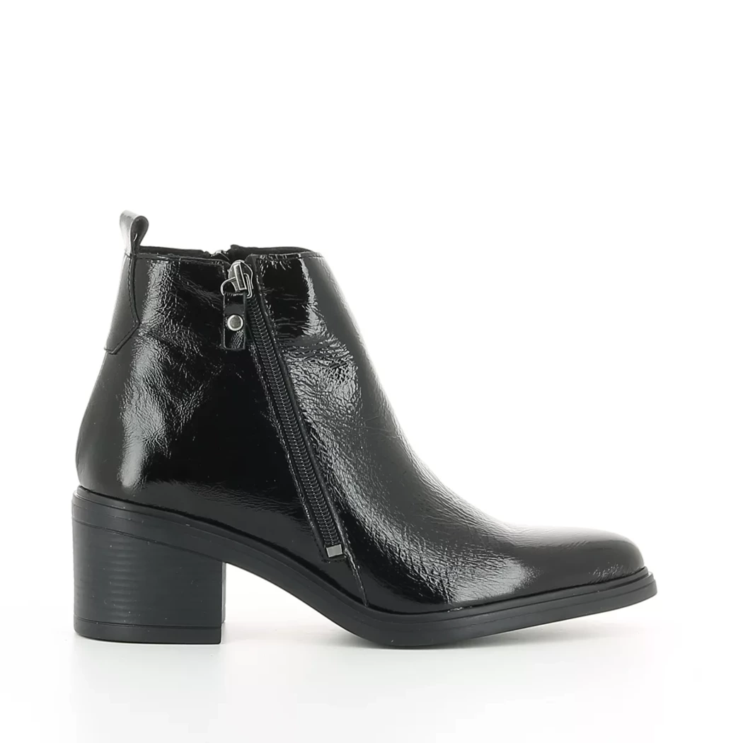 Image (2) de la chaussures Free Monday - Boots Noir en Cuir vernis