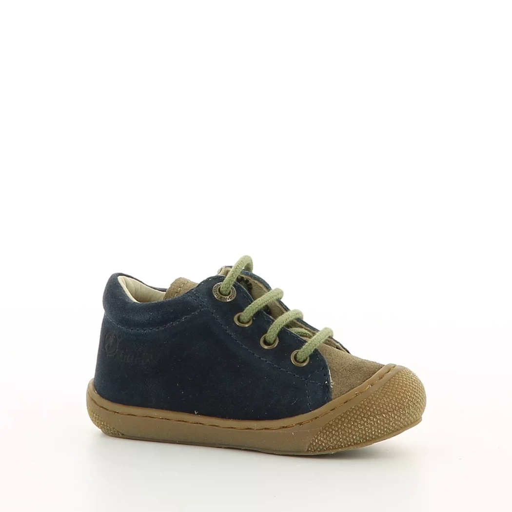 Image (1) de la chaussures Naturino - Bottines Bleu en Cuir nubuck