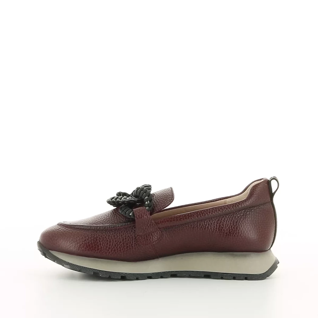 Image (4) de la chaussures Hispanitas - Mocassins Bordeaux en Cuir Image (4) de la chaussures Hispanitas - Mocassins Bordeaux en Cuir
