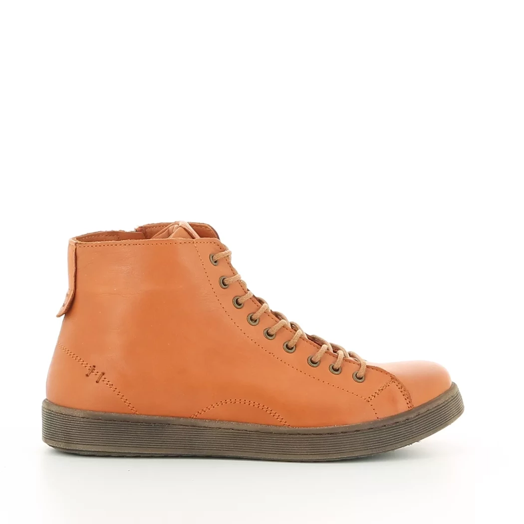 Image (2) de la chaussures Andrea Conti - Bottines Orange en Cuir