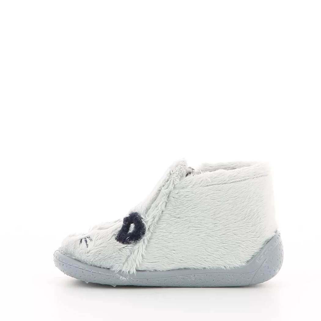 Image (4) de la chaussures Bossi - Pantoufles et Chaussons Gris en Textile