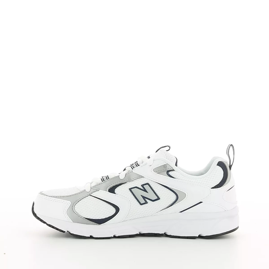 Image (4) de la chaussures New Balance - Baskets Blanc en Cuir synthétique