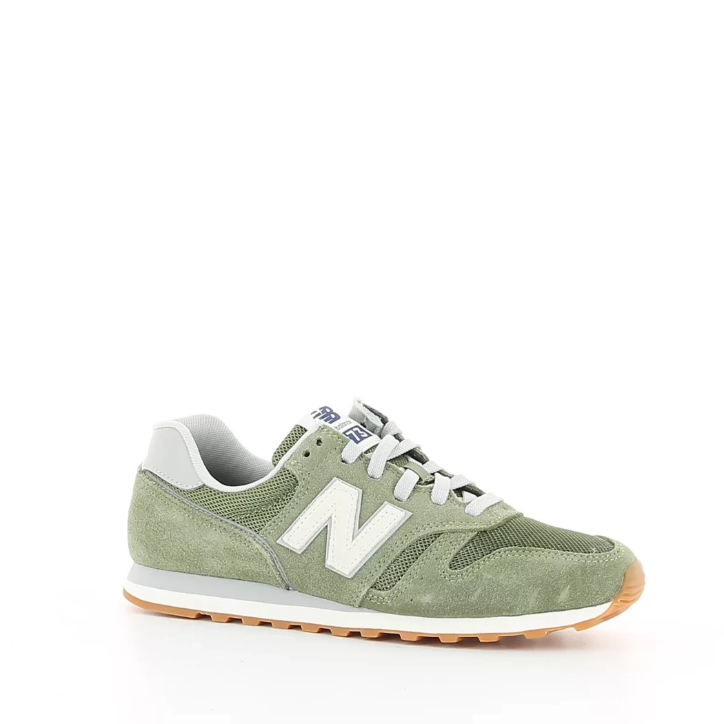 Image (1) de la chaussures New Balance - Baskets Vert en Cuir nubuck