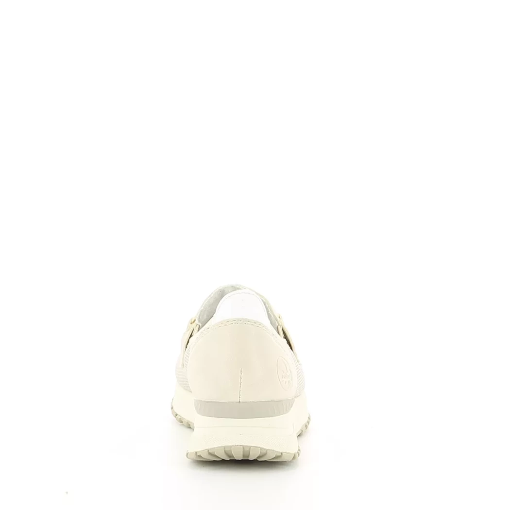 Image (3) de la chaussures Rieker - Mocassins Beige en Cuir
