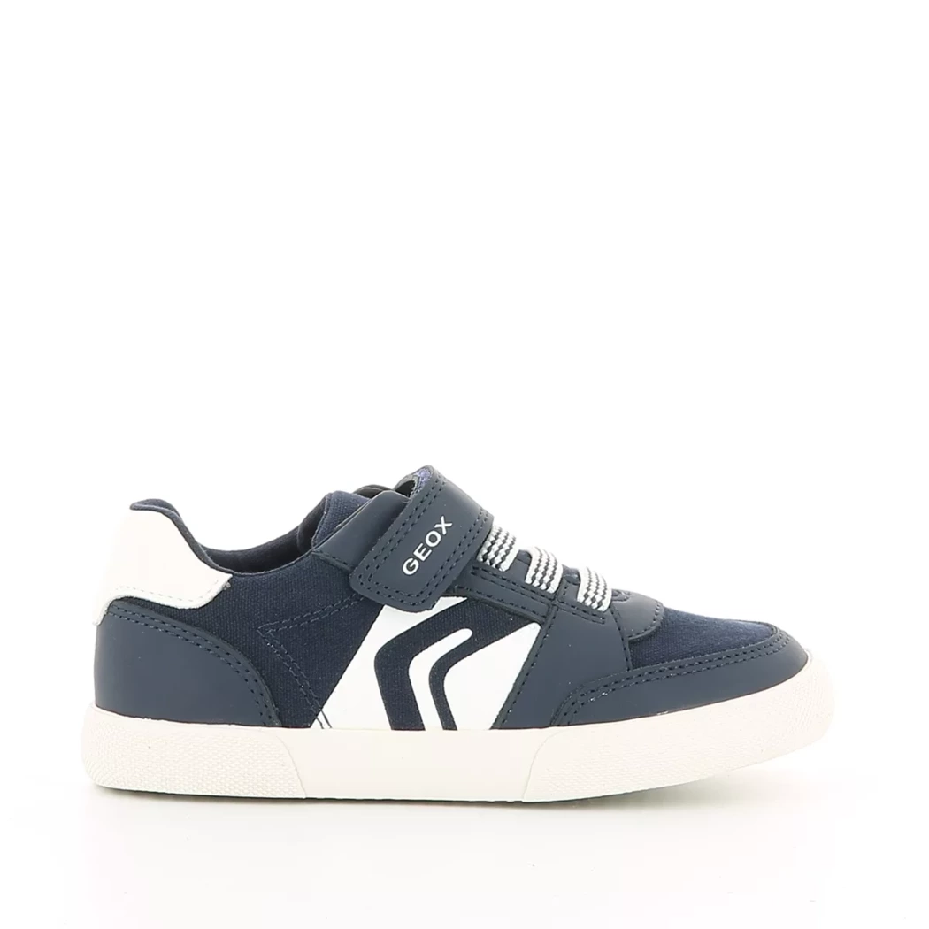 Image (2) de la chaussures Geox - Baskets Bleu en Cuir synthétique