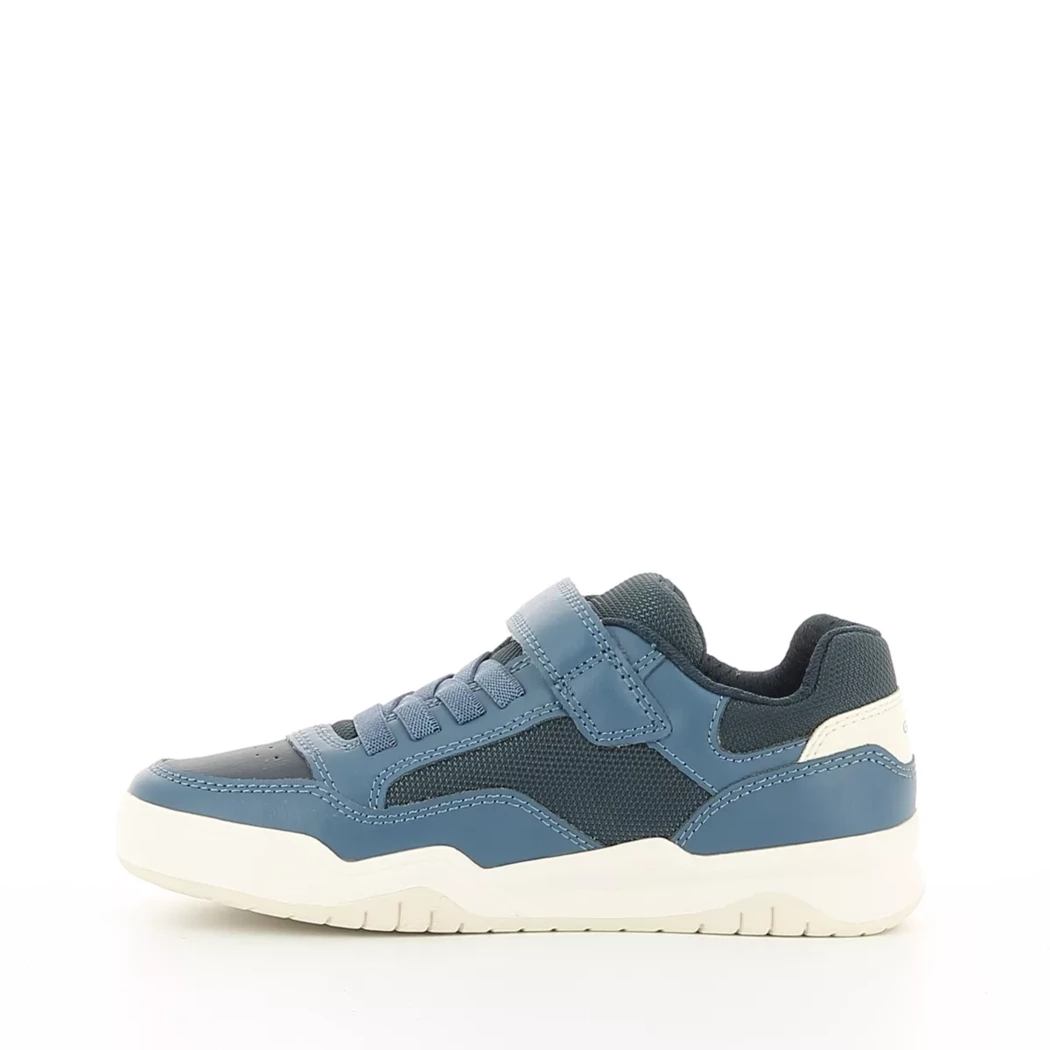 Image (4) de la chaussures Geox - Baskets Bleu en Cuir synthétique