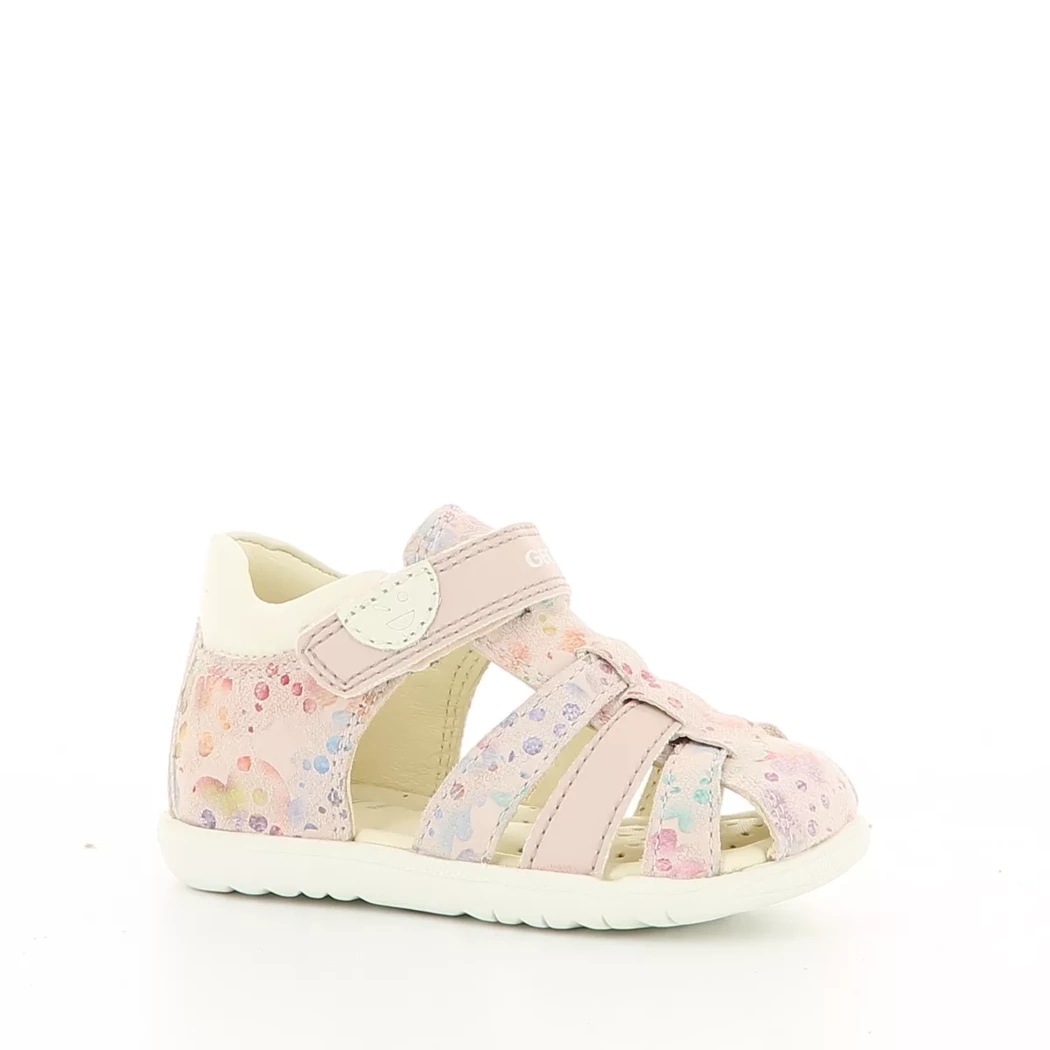 Image (1) de la chaussures Geox - Sandales et Nu-Pieds Rose en Cuir nubuck