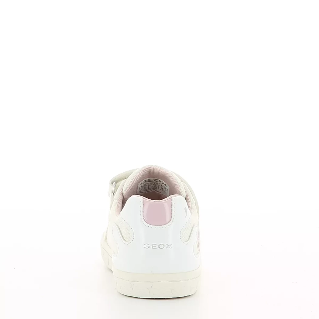 Image (3) de la chaussures Geox - Baskets Blanc en Cuir synthétique