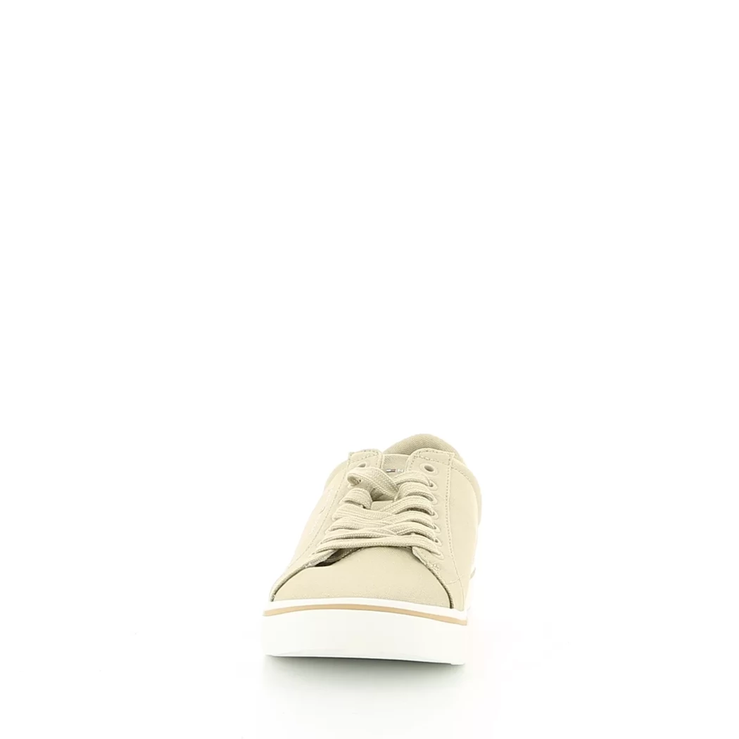 Image (5) de la chaussures Tommy Hilfiger - Baskets Beige en Textile